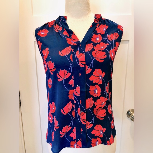 Stitch Fix 41 Hawthorn Orlee Mixed Material Sleeveless Top - Petite - Picture 7 of 9